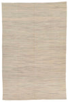 6x10 Gray Turkish Tribal Rug