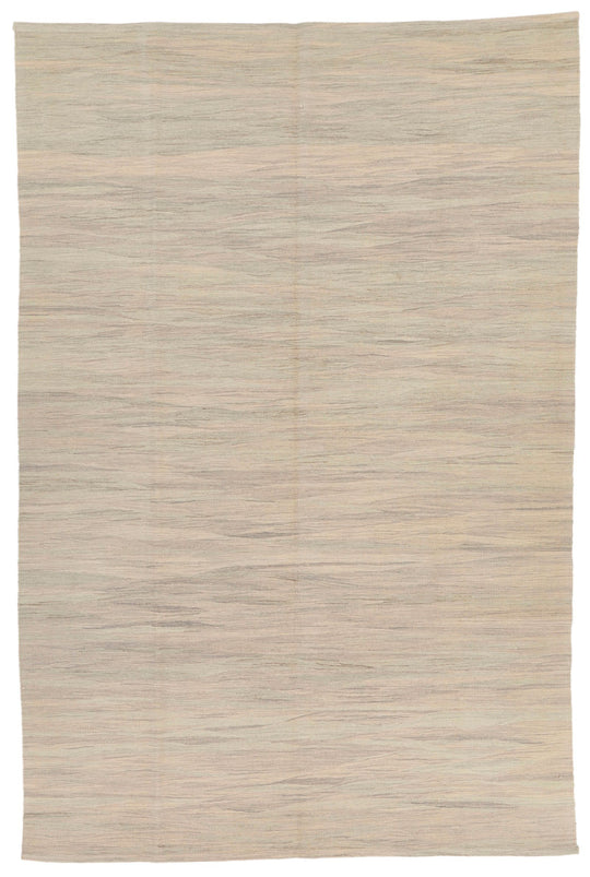 6x10 Gray Turkish Tribal Rug