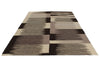 7x11 Black and White Turkish Tribal Rug