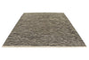 7x10 Black and White Turkish Tribal Rug