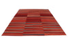 7x10 Red and Multicolor Turkish Tribal Rug