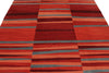 7x10 Red and Multicolor Turkish Tribal Rug