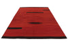 7x10 Red and Black Turkish Tribal Rug