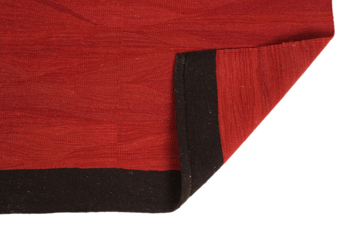 7x10 Red and Black Turkish Tribal Rug