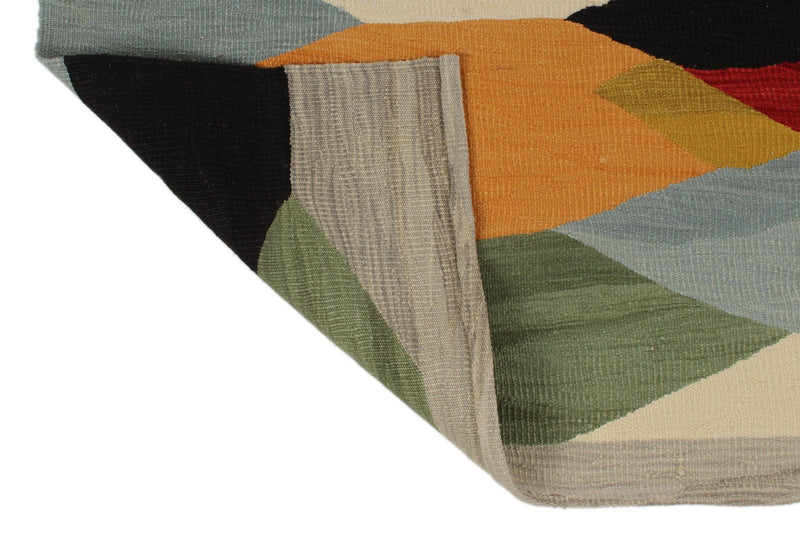 7x10 Multicolor Turkish Tribal Rug