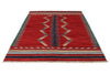 6x8 Red and Multicolor Turkish Tribal Rug