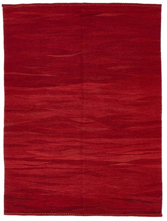 6x8 Red Turkish Tribal Rug