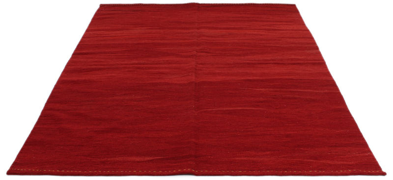 6x8 Red Turkish Tribal Rug
