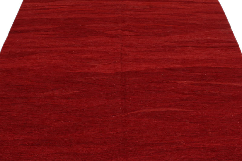 6x8 Red Turkish Tribal Rug