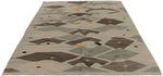 6x10 Gray Turkish Tribal Rug