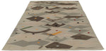 6x10 Gray Turkish Tribal Rug