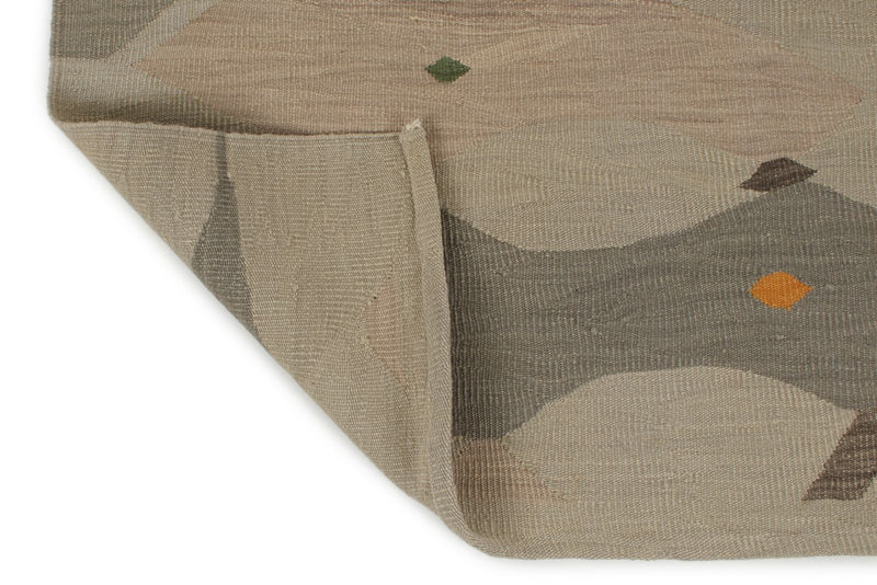 6x10 Gray Turkish Tribal Rug