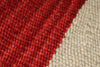 6x8 Red and Ivory Turkish Tribal Rug