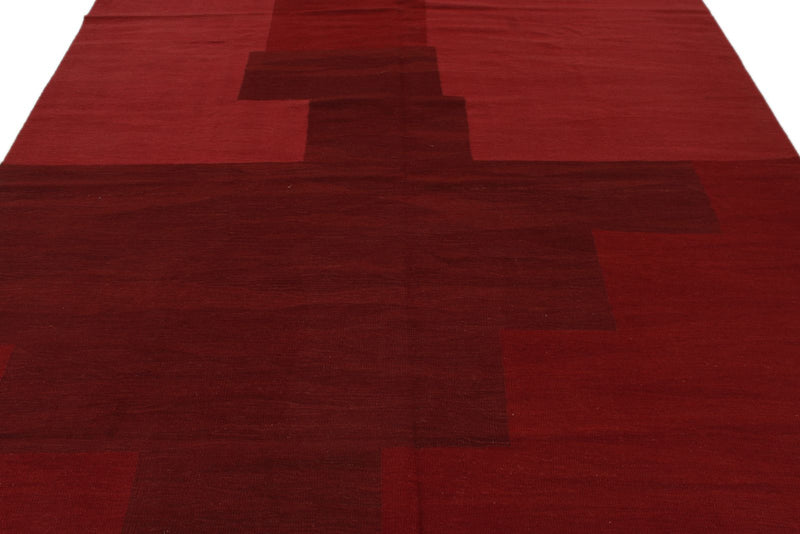 8x10 Red Turkish Tribal Rug