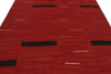 7x10 Red and Black Turkish Tribal Rug