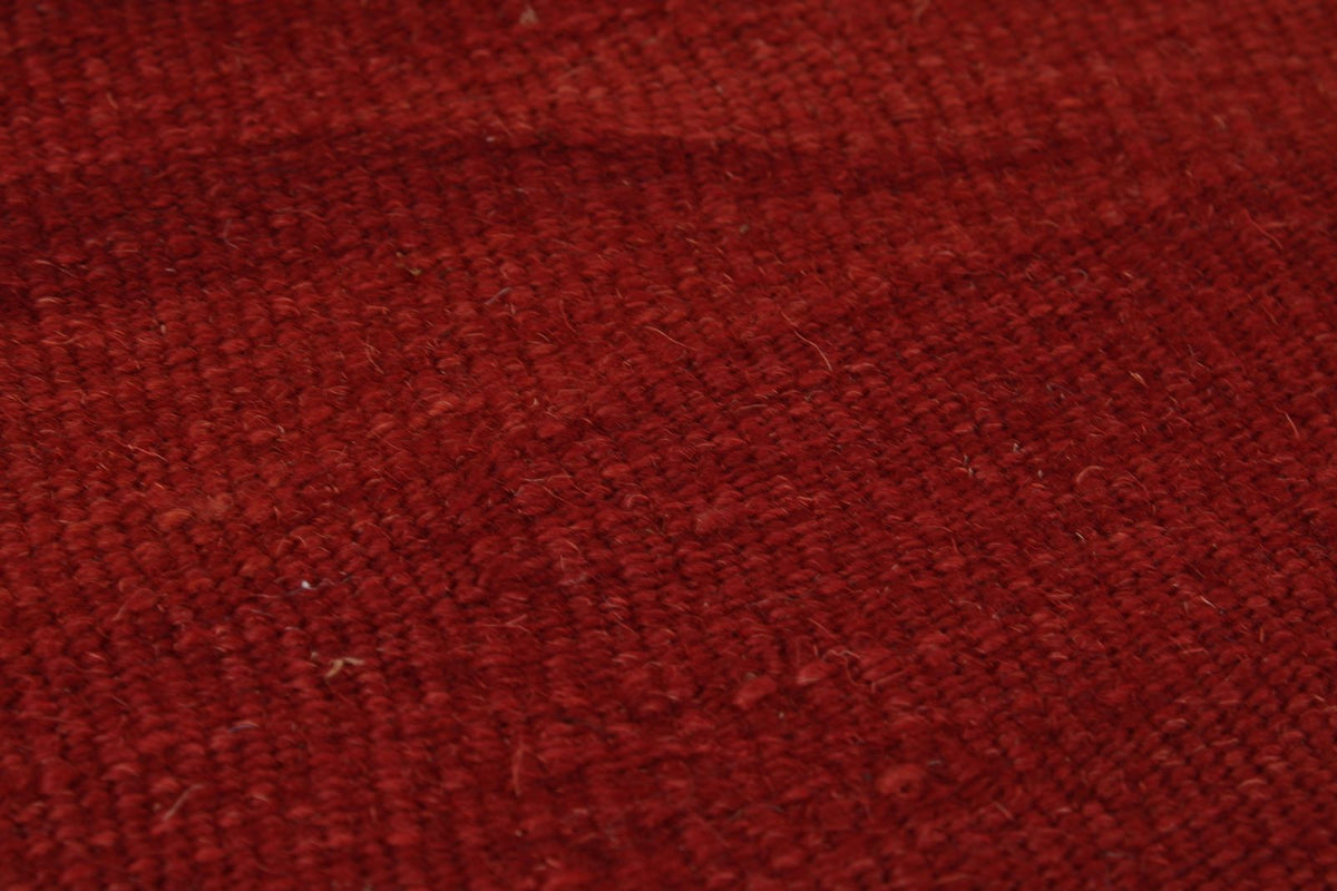 7x10 Red and Black Turkish Tribal Rug