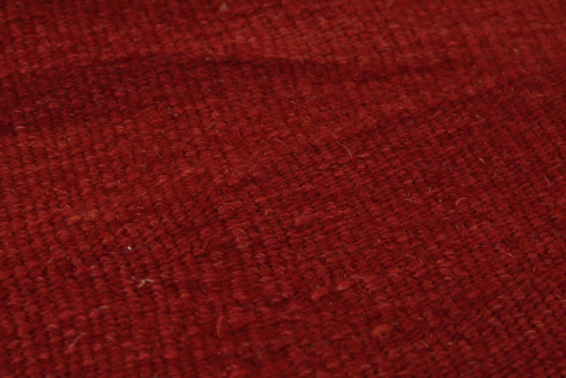 7x10 Red and Black Turkish Tribal Rug