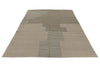 7x10 Gray Turkish Tribal Rug