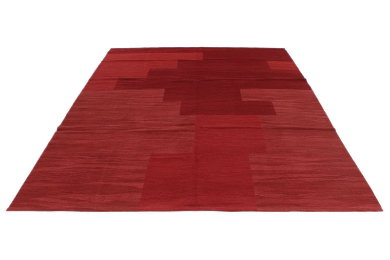 8x10 Red Turkish Tribal Rug
