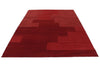 8x10 Red Turkish Tribal Rug