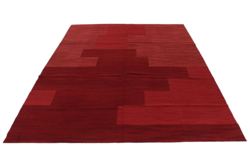 8x10 Red Turkish Tribal Rug
