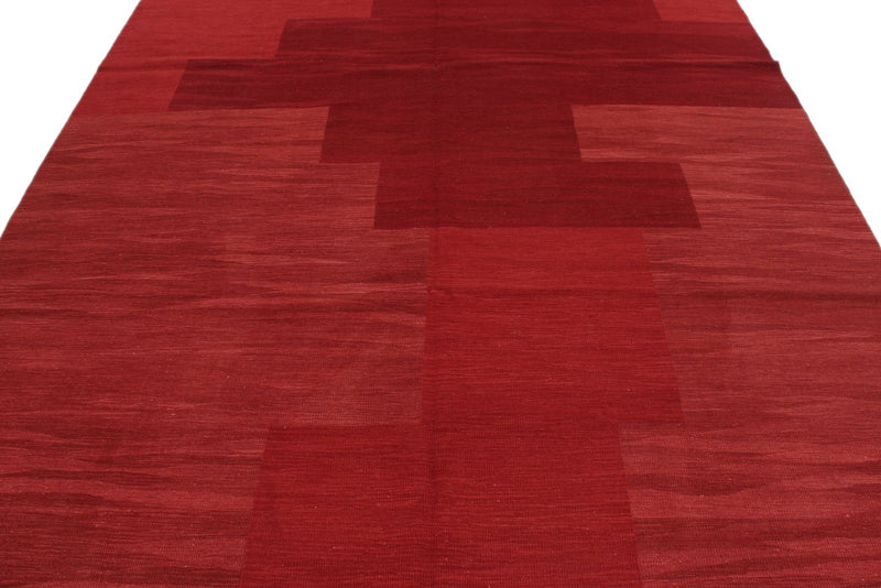 8x10 Red Turkish Tribal Rug