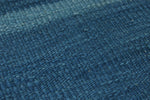 7x10 Blue Turkish Tribal Rug