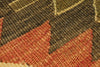 6x9 Green and Multicolor Turkish Tribal Rug
