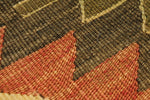 6x9 Green and Multicolor Turkish Tribal Rug