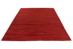 7x9 Red Turkish Tribal Rug