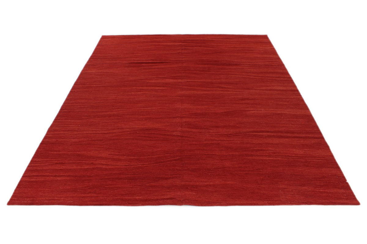 7x9 Red Turkish Tribal Rug