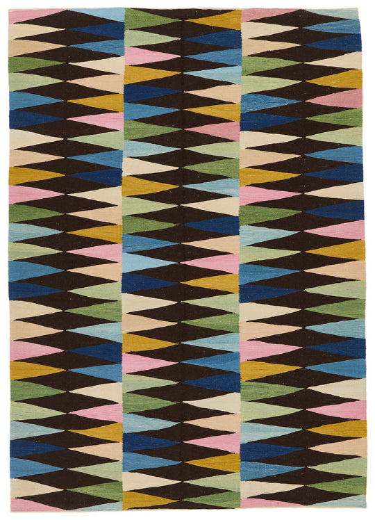 5x8 Multicolor Turkish Tribal Rug