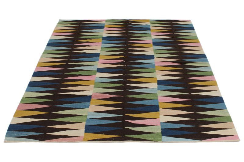 5x8 Multicolor Turkish Tribal Rug