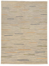 6x8 Blue and Multicolor Turkish Tribal Rug