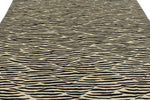 7x10 Black and White Turkish Tribal Rug