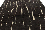 8x10 Gray and Ivory Turkish Tribal Rug