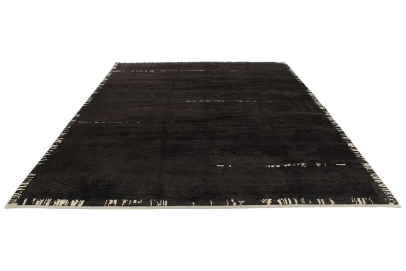 9x12 Gray Turkish Tribal Rug