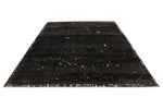 9x13 Gray and Blue Turkish Tribal Rug