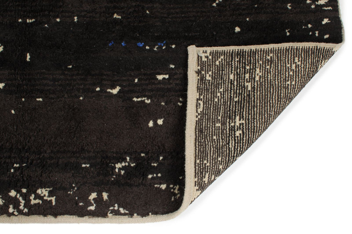 9x13 Gray and Blue Turkish Tribal Rug