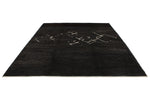 10x12 Black and Brown Turkish Tribal Rug