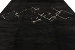 10x12 Black and Brown Turkish Tribal Rug