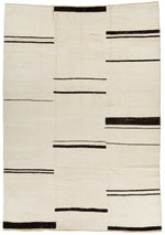 10x14 White Turkish Tribal Rug