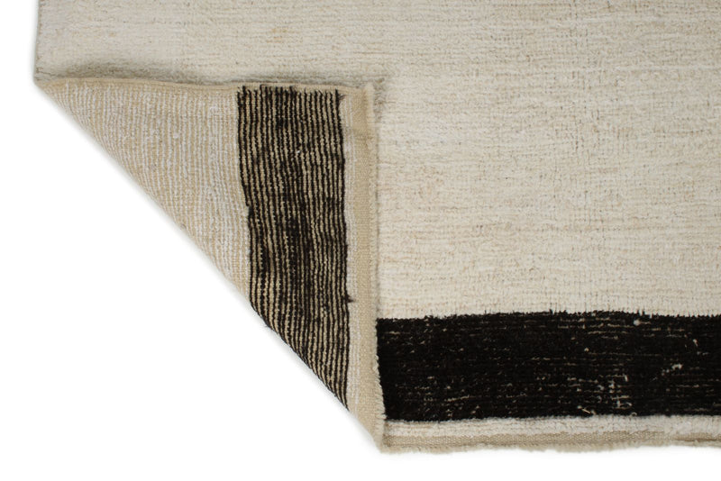10x14 White Turkish Tribal Rug