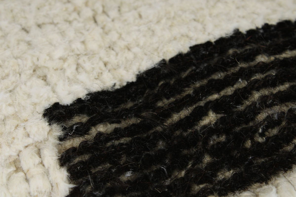 10x14 White Turkish Tribal Rug