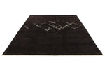 9x12 Brown and Ivory Turkish Tribal Rug