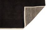 9x12 Brown and Ivory Turkish Tribal Rug
