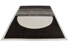 10x14 Black and White Turkish Tribal Rug