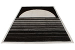 10x14 Black and White Turkish Tribal Rug