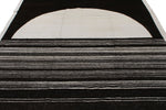 10x14 Black and White Turkish Tribal Rug