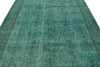 7x11 Turquoise Turkish Tribal Rug